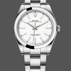 Rolex Oyster Perpetual 114300 White Dial 39mm Mens Replica Watch