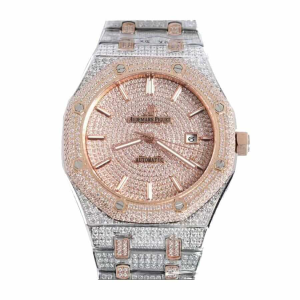 Audemars Piguet Royal Oak Selfwinding 15400SR.OO.1220SR.01 Iced Out Replica