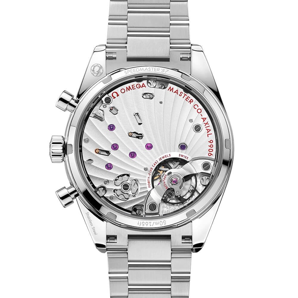 OMEGA Speedmaster '57 40.5mm Burgundy Dial Chronograph Bracelet Watch - Image 2