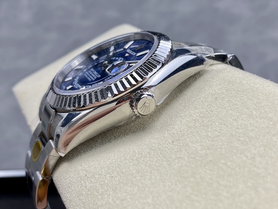 Rolex Sky-Dweller 42 m336934 0005 Stainless Steel Blue Dial Replica Watch - Image 7