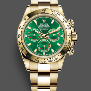 Rolex Daytona 116508 Yellow Gold Green Index Dial 40MM Mens Replica Watch