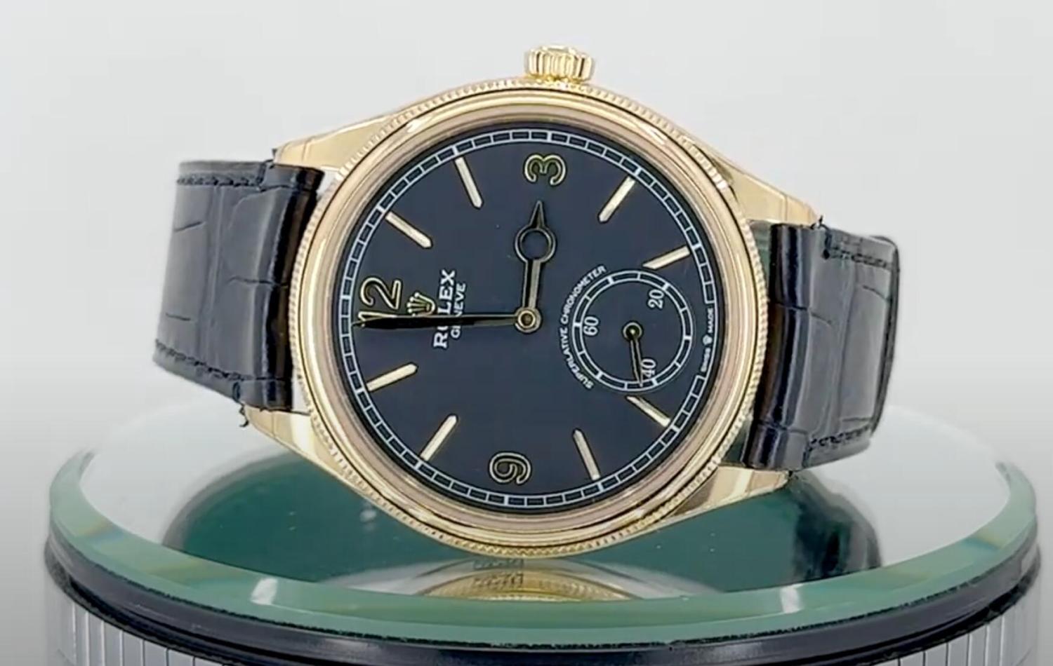 Rolex 1908 Yellow Gold 52508 0002 39 mm Replica Watch - Image 14