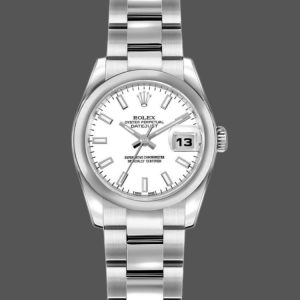 Rolex Datejust 179160 White Index Dial Domed Bezel 26MM Lady Replica Watch