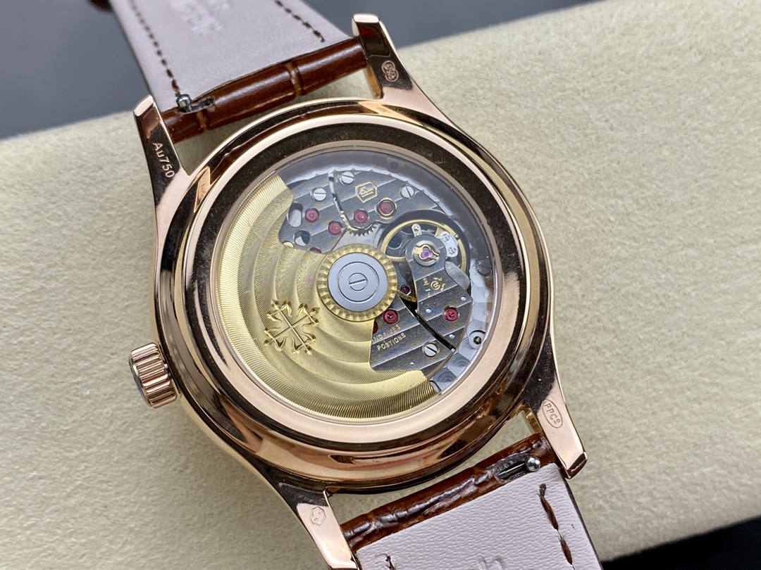 Replica Patek Philippe Complications Rose Gold 5205R 001 40mm Mens Watch - Image 7