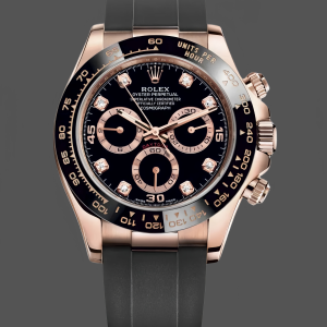 Rolex Cosmograph Daytona Rose Gold Case Black Dial 116515ln 0057