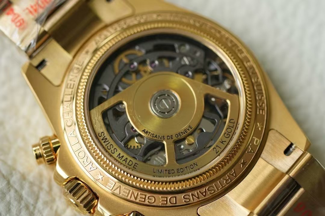 Rolex Daytona 116508 Artisans de Genève Skeleton Dial Steel Case Replica Watch - Image 7