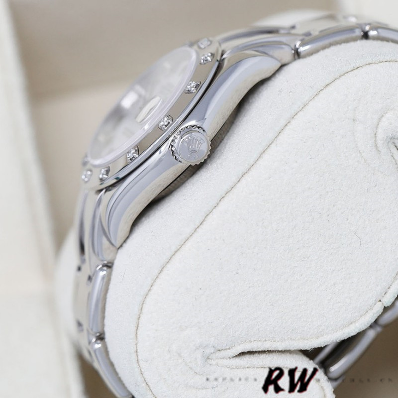 Rolex Pearlmaster 80319 MOP Roman Dial 29MM Lady Replica Watch - Image 5