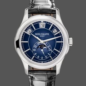 Replica Patek Philippe Complications Annual Calendar White Gold 5205G 013 40mm Mens Watch