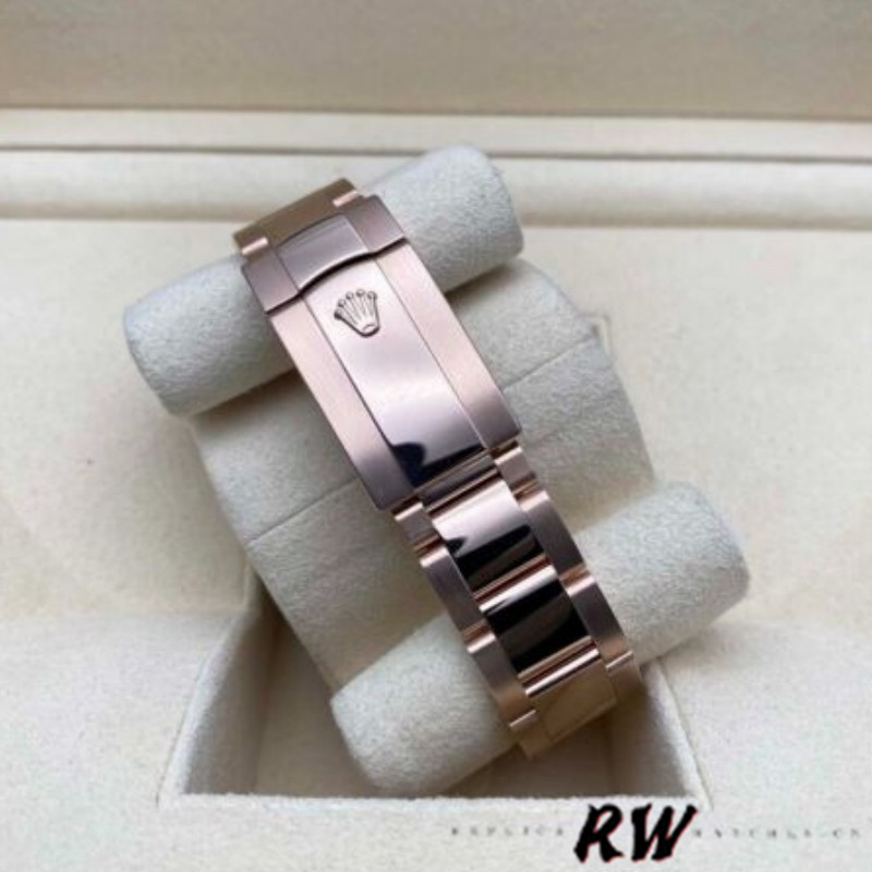 Rolex Sky-Dweller 326935 Rose Gold White Dial 42mm Mens Replica Watch - Image 6