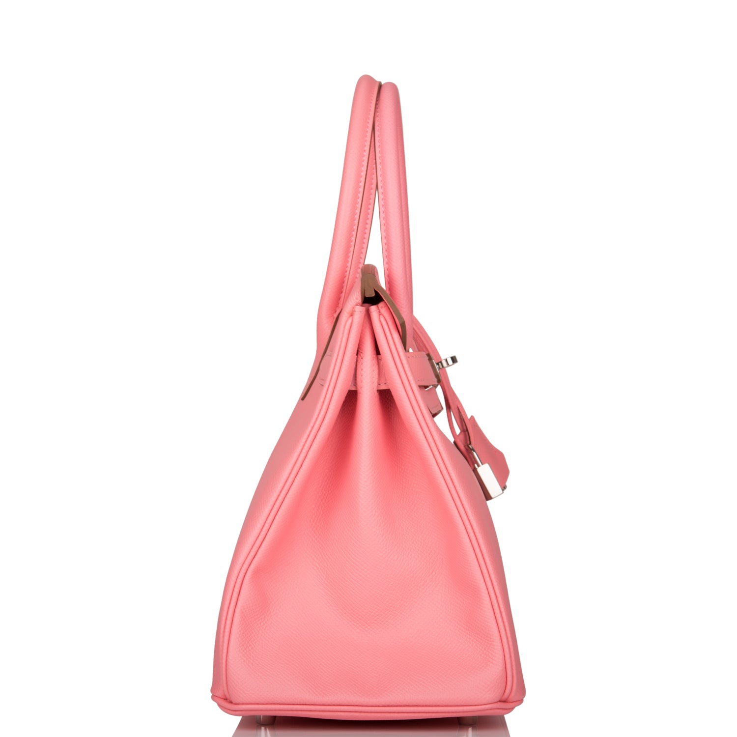 Hermes Birkin 30 Rose Confetti Epsom Palladium Hardware - Image 6