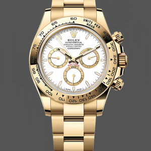 Rolex Daytona 126508 0001 18K Yellow gold White Dial Replica Watch