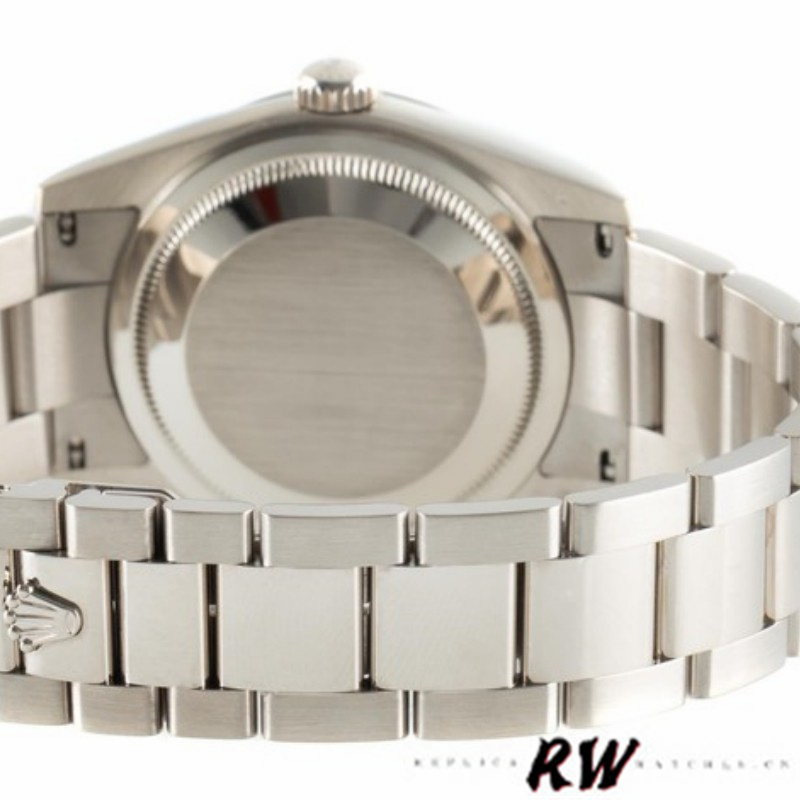 Rolex Day Date 118339 Silver Dial Fluted Bezel 36mm Unisex Replica Watch - Image 6