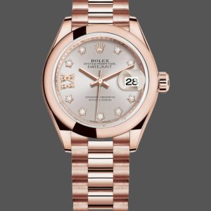 Rolex Datejust 279165 Sundust Diamonds Dial Domed Bezel 28mm Lady Replica Watch