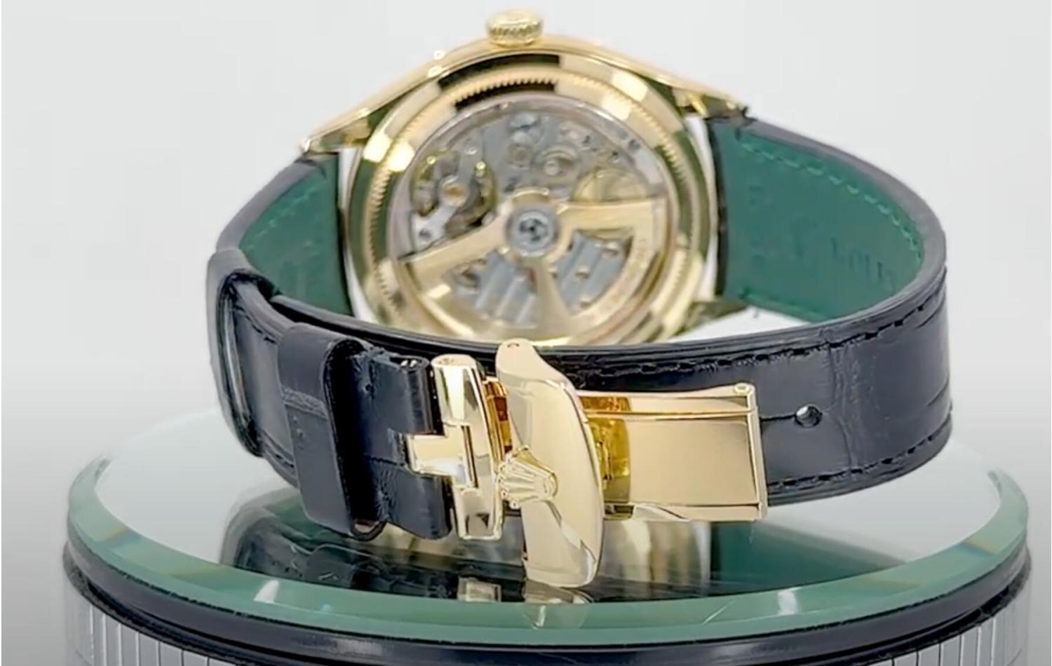 Rolex 1908 Yellow Gold 52508 0002 39 mm Replica Watch - Image 17