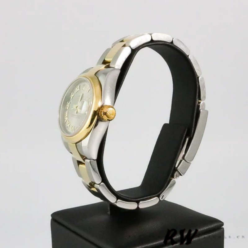 Rolex Datejust 179163 Sunbeam Gray Dial Domed Dezel 26MM Lady Replica Watch - Image 4