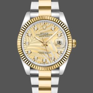 Rolex Datejust 126233 Golden Palm Motif Dial 36MM Unisex Replica Watch