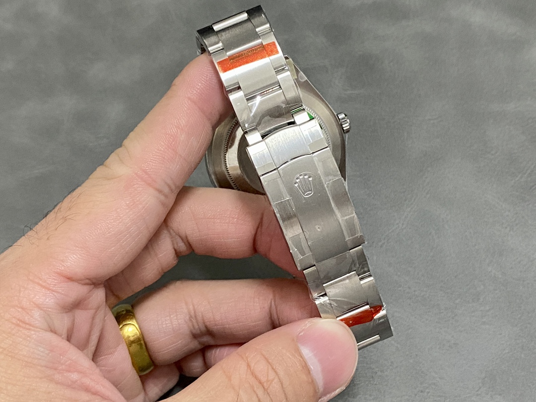 Rolex Oyster Perpetual Air-King 114200 Grape Red Index Dial 34mm Unisex Replica watch - Image 10