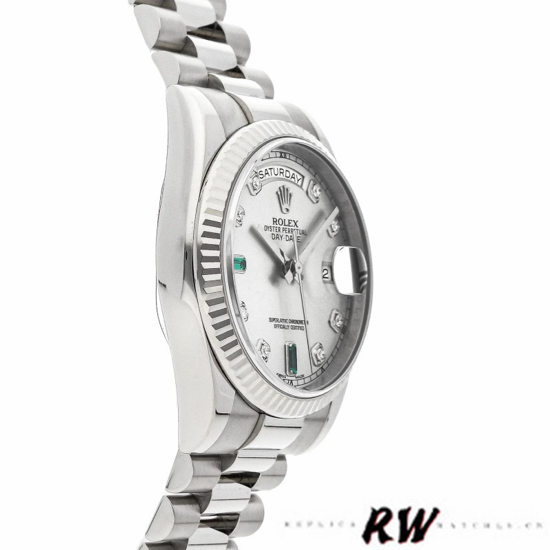Rolex Day-Date 118239 Rhodium grey Dial 36mm Unisex Replica Watch - Image 2