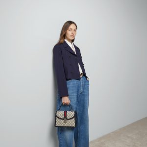 Ophidia GG Small Top Handle Bag