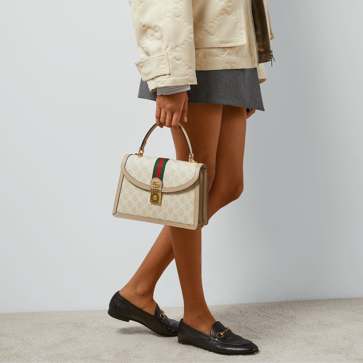 Ophidia GG Small Top Handle Bag - Image 6