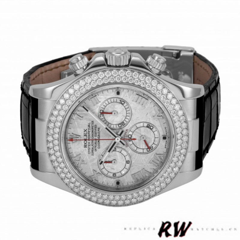 Rolex Cosmograph Daytona 116589 Meteorite Grey Dial 40MM Mens Replica Watch - Image 4