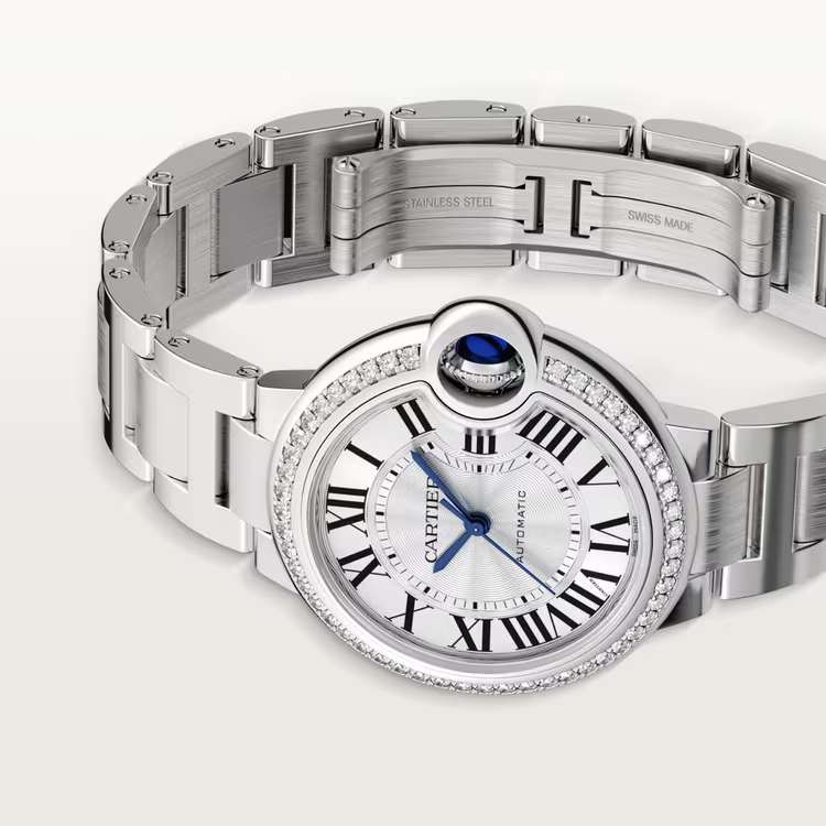 CARTIER BALLON BLEU Diamond Bezel 33mm - Image 6