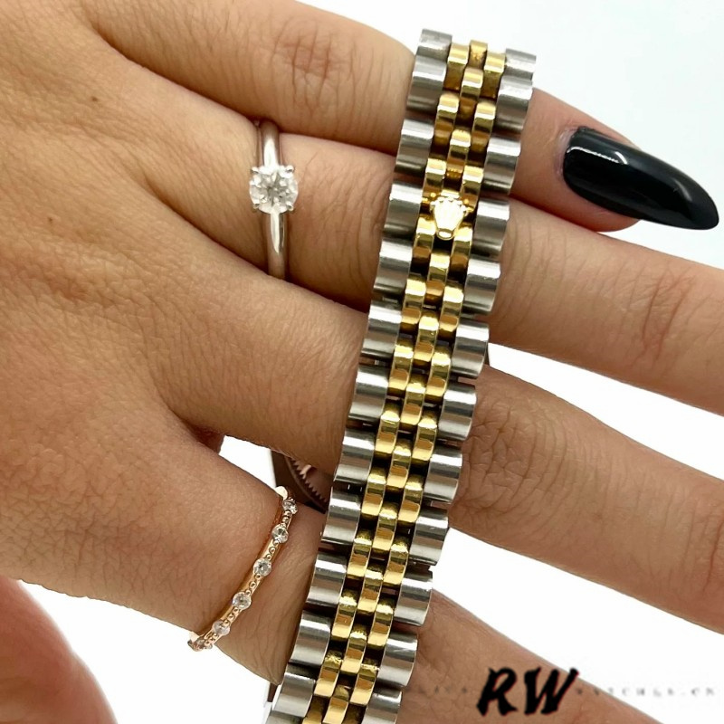 Rolex Datejust 179173 Black Diamond Dial Fluted Bezel 26MM Lady Replica Watch - Image 5