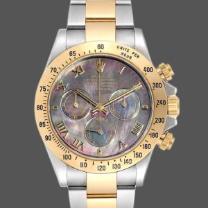 Rolex Daytona 116523 Stainless steel Black MOP Dial 40mm Mens Replica Watch