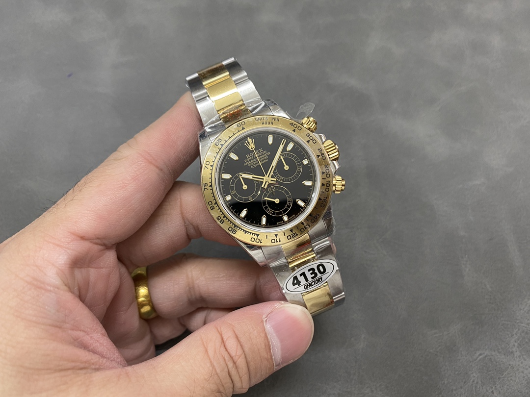 Rolex Cosmograph Daytona 116503 Black Index Dial 40MM Mens Replica Watch - Image 6