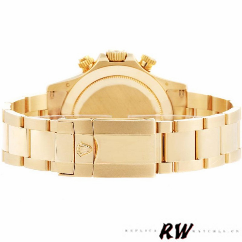 Rolex Cosmograph Daytona 116528 Black Diamond Dial 40MM Mens Replica Watch - Image 5