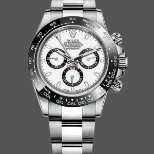 Rolex Cosmograph Daytona 116500LN Stainless Steel White Dial 40mm Mens Replica Watch