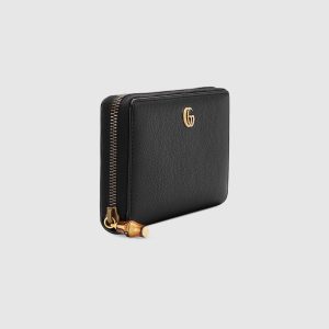 Zip Around Gucci Wallet With Bamboo