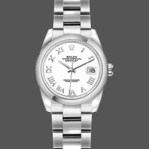 Rolex Datejust 179160 Oyster Bracelet White Roman Dial 26MM Lady Replica Watch