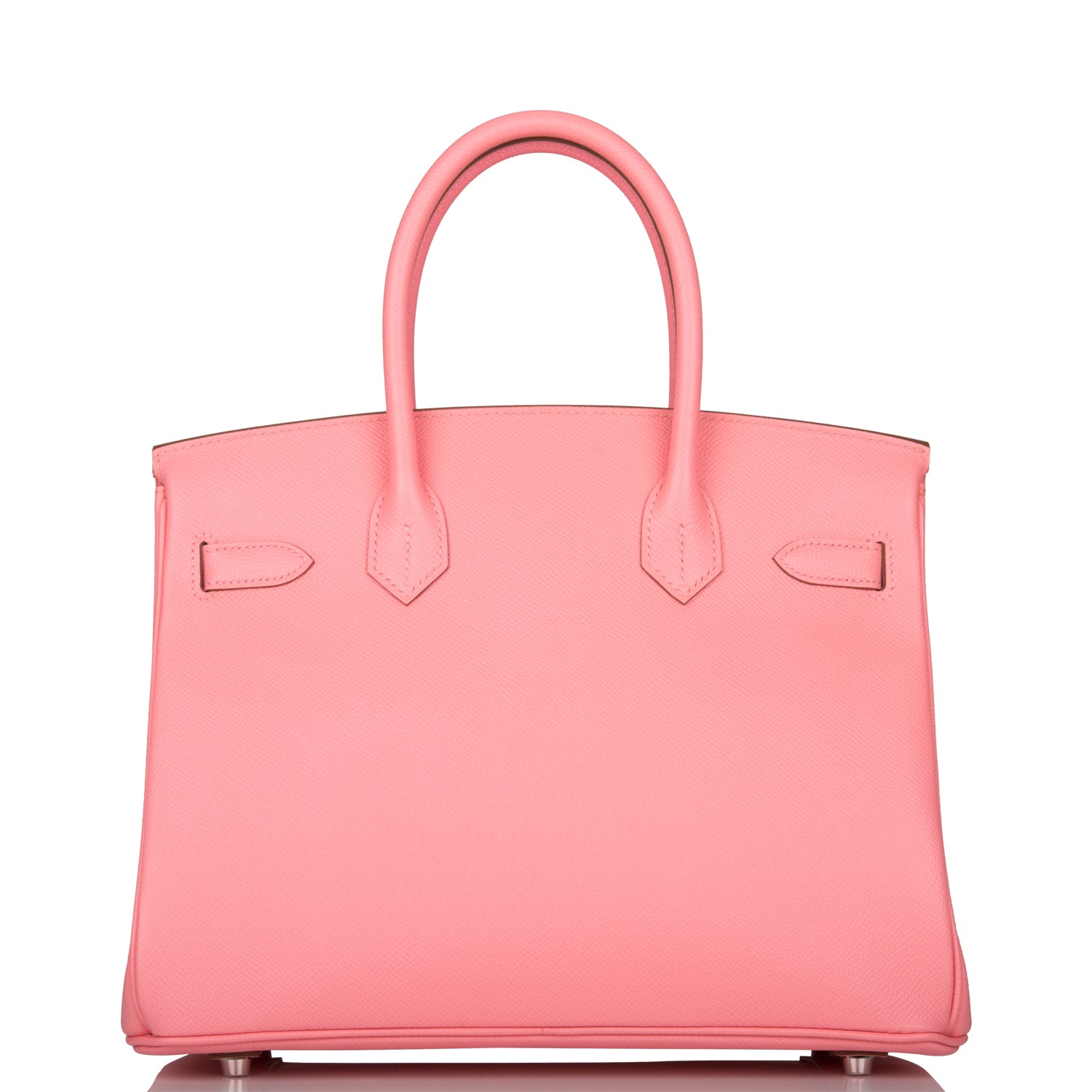 Hermes Birkin 30 Rose Confetti Epsom Palladium Hardware - Image 8