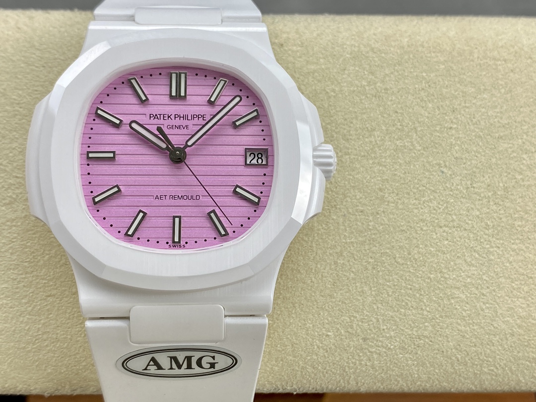 Patek Philippe Nautilus Pink Dial 5711 40MM Watch - Image 3