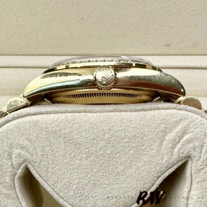 Rolex Day-Date 118388 Black Diamond Dial 36mm Unisex Replica Watch - Image 4