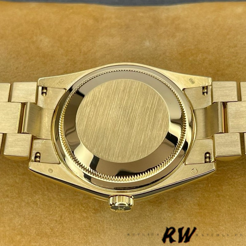 Rolex Day-Date 118238 Yellow Gold Diamond Meteorite Dial 36mm Unisex Replica Watch - Image 5