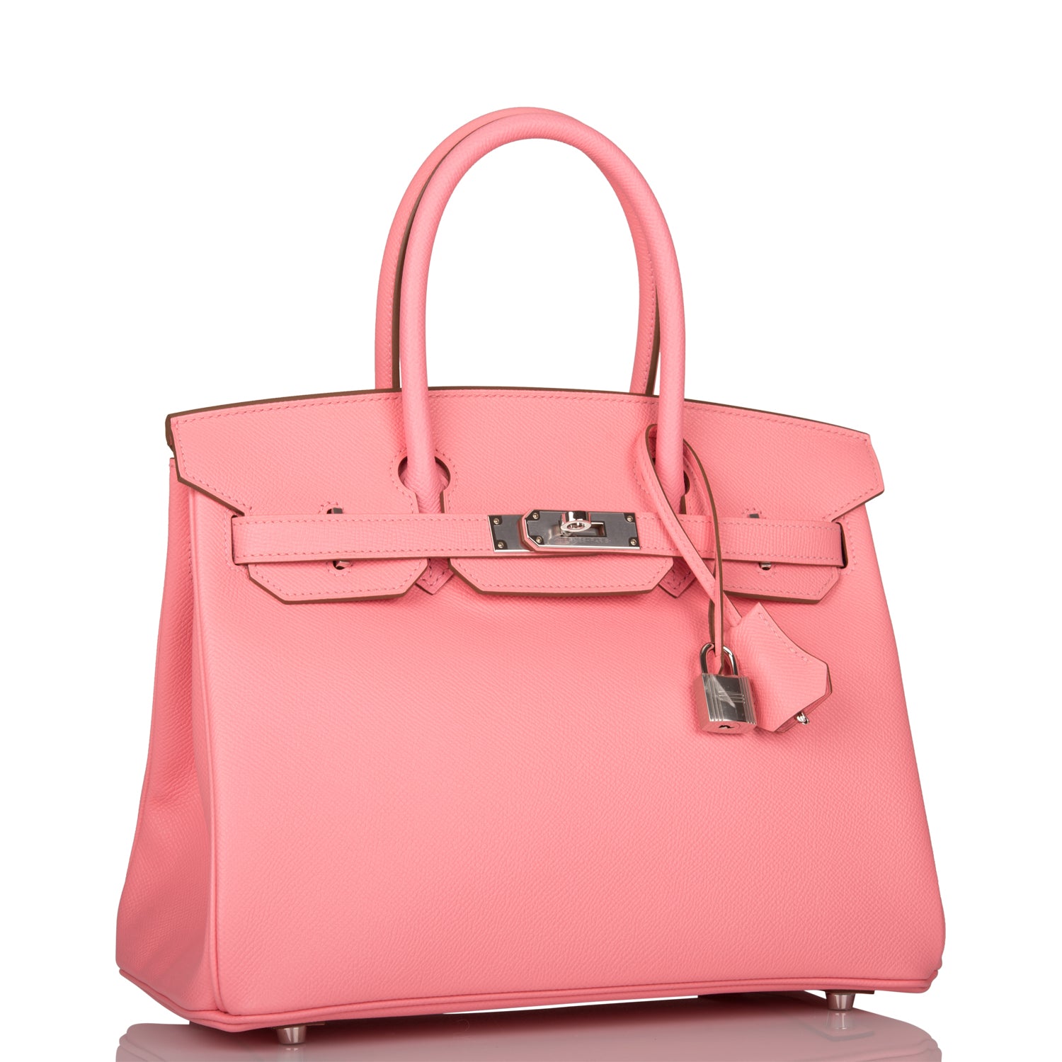 Hermes Birkin 30 Rose Confetti Epsom Palladium Hardware - Image 9