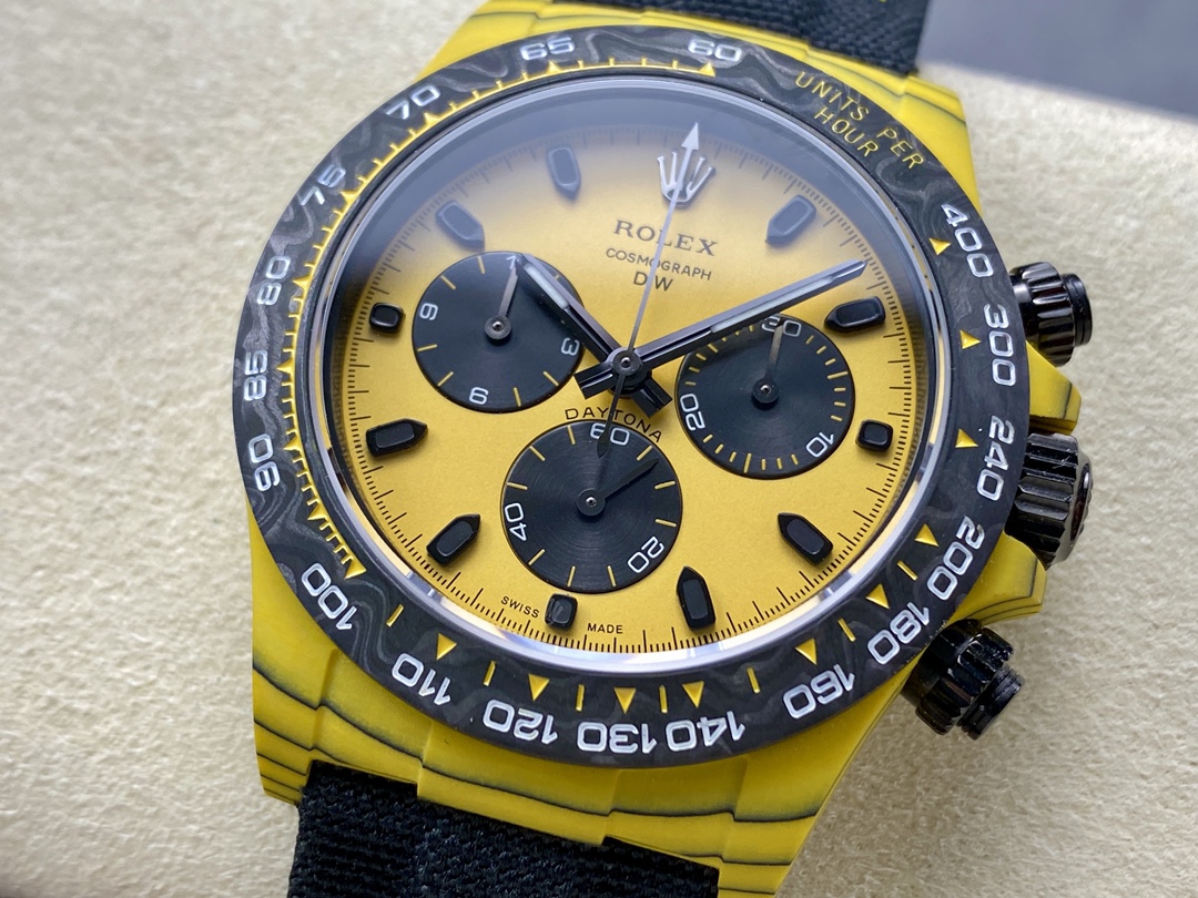 Rolex Chronograph Daytona DIW Customized Carbon Fiber Luminous Limited Edition - Image 5