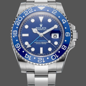 Rolex GMT Master II 126710 "Wildman" 904L SS Blue Dial on SS Oyster Bracelet