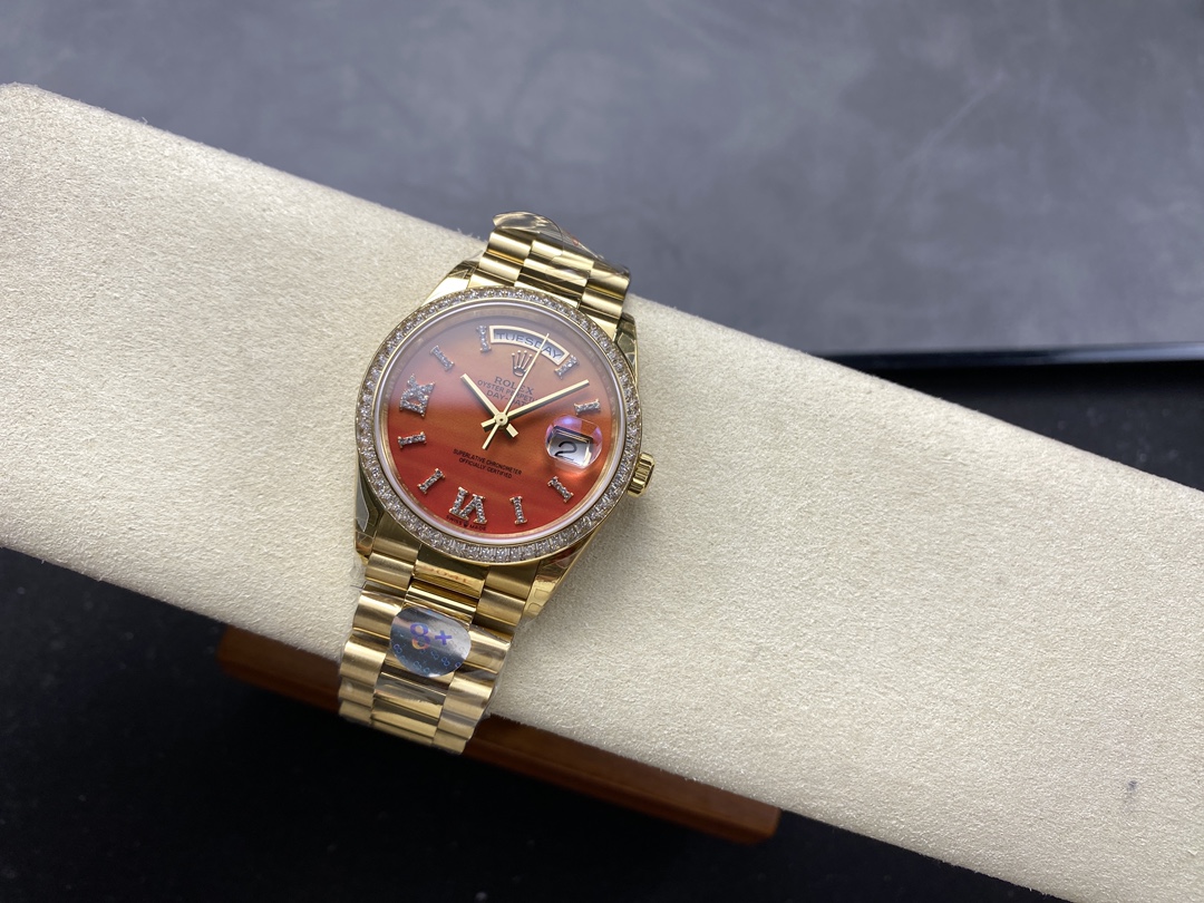 Rolex Day Date 36 President Bracelet 128348RBR 0049 Unisex Watch - Image 8