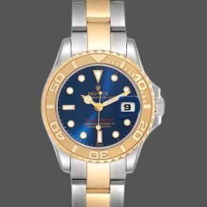 Rolex Yacht-Master 169623 Steel Yellow Gold Blue Dial 29MM Lady Replica Watch