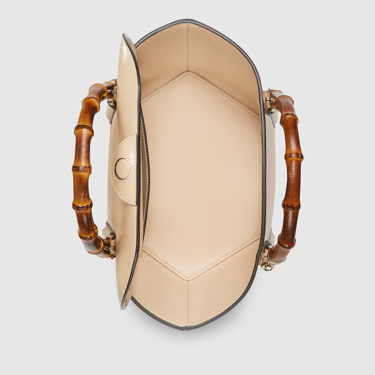 Mini Bamboo Top Handle Tote Bag - Image 2