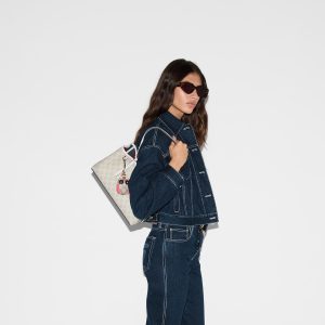 GG Emblem Small Tote Bag