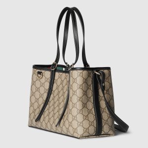 GG Emblem Small Tote Bag