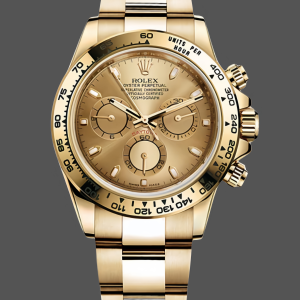 Rolex Cosmograph Daytona 116528 Champagne Index Dial 40MM Mens Replica Watch
