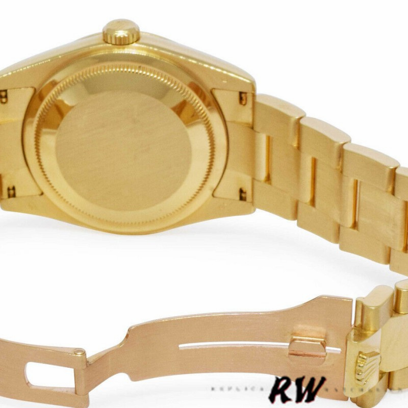 Rolex Day-Date 118208 champagne dial Arabic Numeral Hour Markers yellow gold 36mm Unisex Replica Watch - Image 6