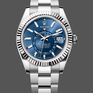 Rolex Sky-Dweller 42 m336934 0005 Stainless Steel Blue Dial Replica Watch