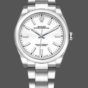 Rolex Oyster Perpetual Air-King 114200 White Index Dial 34mm Unisex Replica watch