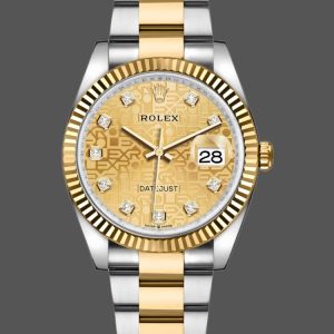 Rolex Datejust 126233 Champagne Jubilee Dial 36MM Unisex Replica Watch